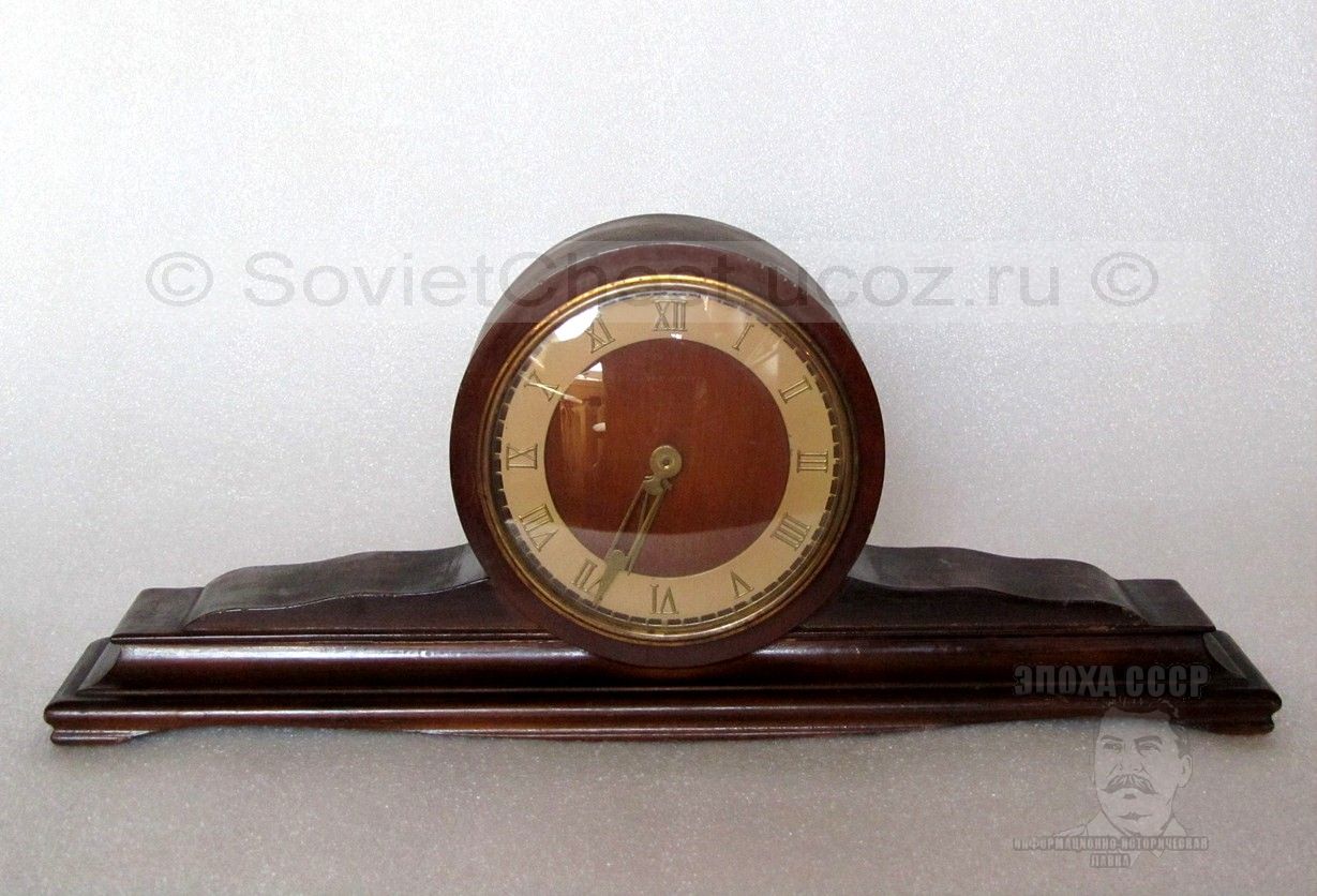 Часы "Весна" (буфетные, комодные). «ВЧЗ», СССР 1940 – 1960 гг.