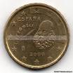 Монета 10 евроцентов 2000г. Испания. Европейский союз (Евро).