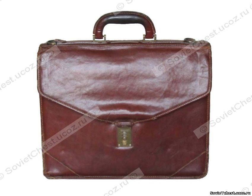 Портфель "CAPITAL". Italian leather hand made. Италия 1970 – 1980 гг.